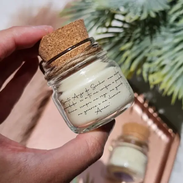 Vela aromática personalizada pingente e caixinha de acetato - Image 2