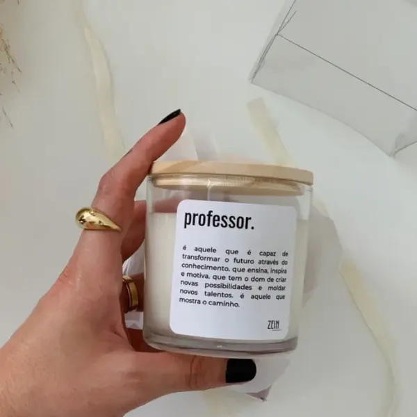 Caixa Presente Vela Aromática Arte/frase personalizada - Image 2