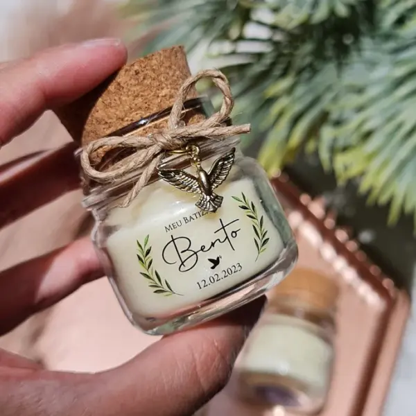 Vela aromática personalizada pingente e caixinha de acetato - Image 3