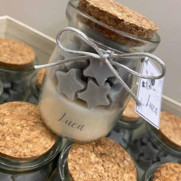 Lembrança Vela Aromática Bojinho com Estrelinhas