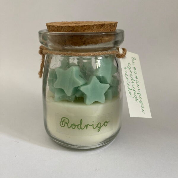 Lembrança Vela Aromática Bojinho com Estrelinhas - Image 3