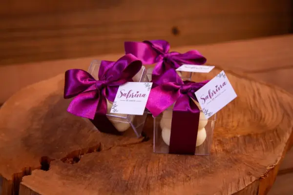 Vela bubble aromática personalizada + caixa acrílica - Image 3