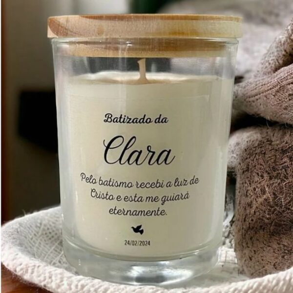 Vela Aromática Personalizada no Copo 70ml