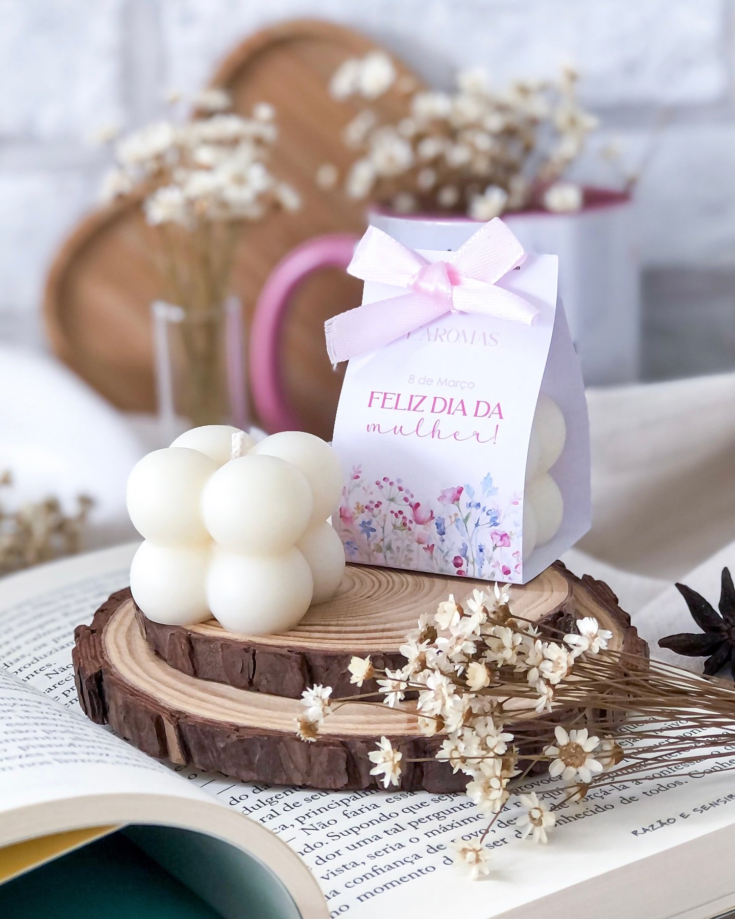 Lembrancinha Vela Perfumada Bubble