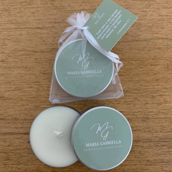 Lembrancinha Formatura Vela Latinha