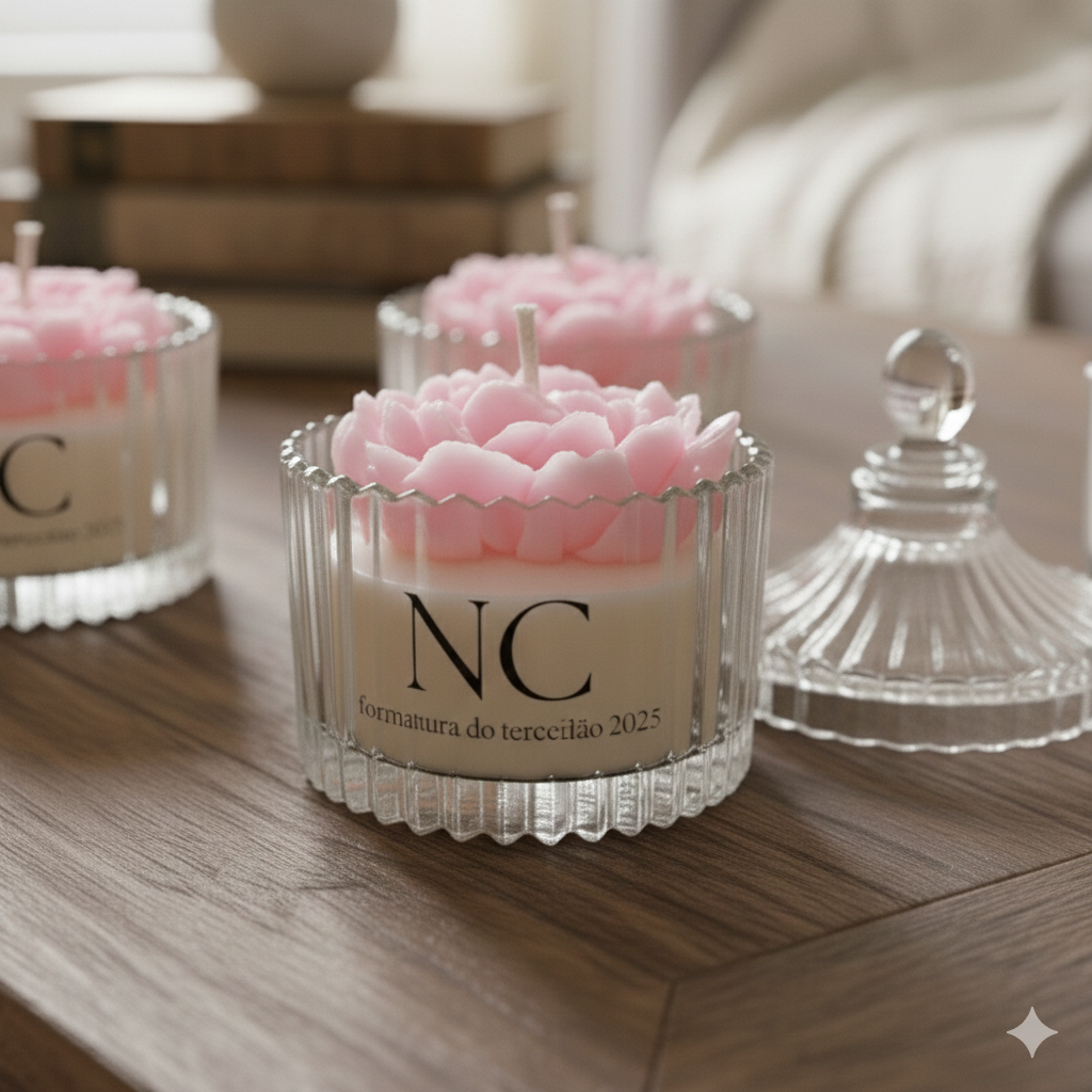 Lembrancinha Formatura Bomboniere e Peônia