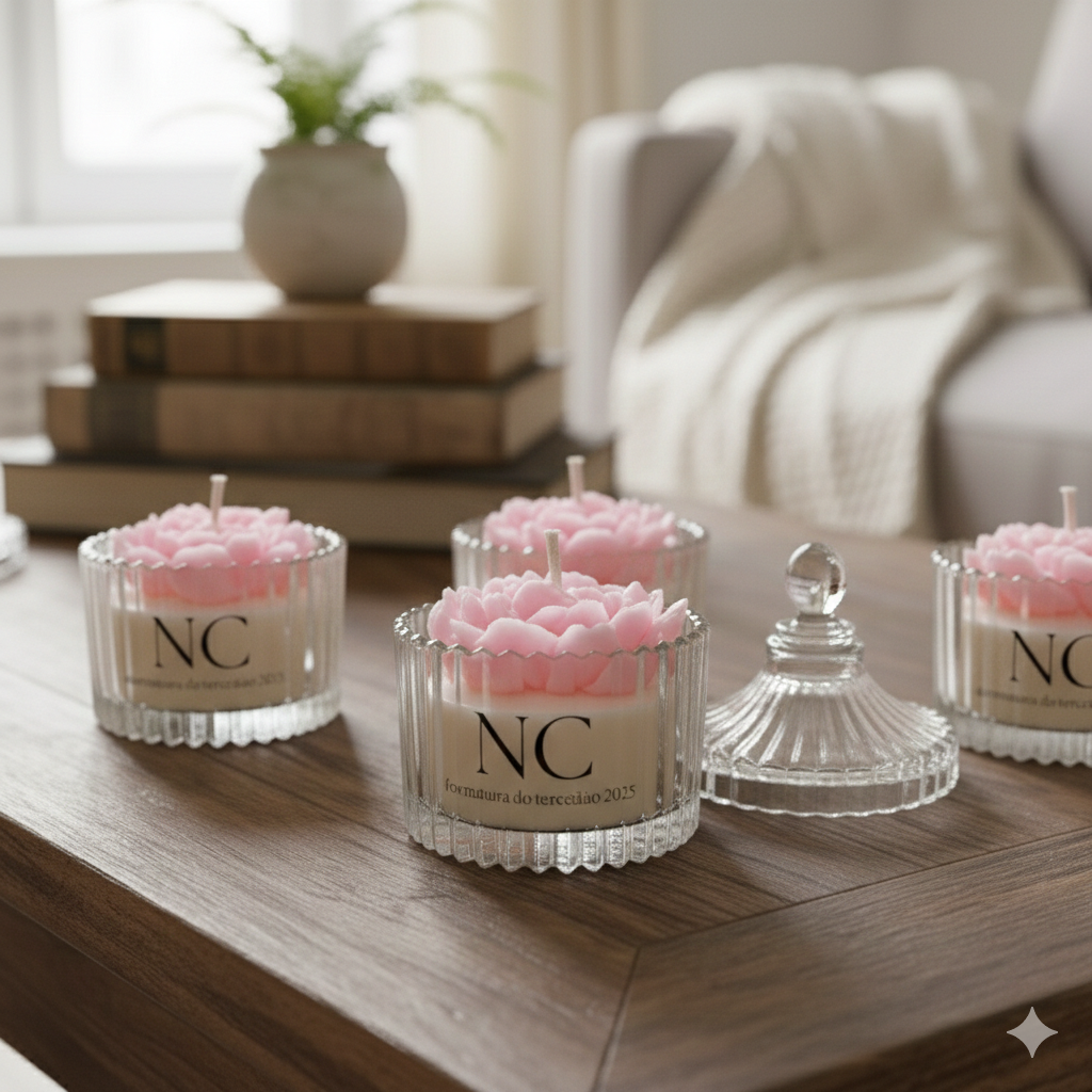 Lembrancinha Formatura Bomboniere e Peônia - Image 2